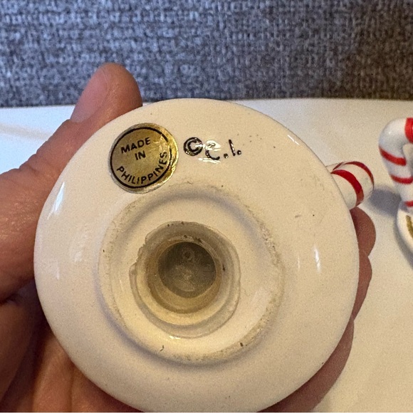 Lenox Christmas Salt & Pepper Shakers Angel And Toy Soldier Ceramic Holiday - Picture 4 of 6